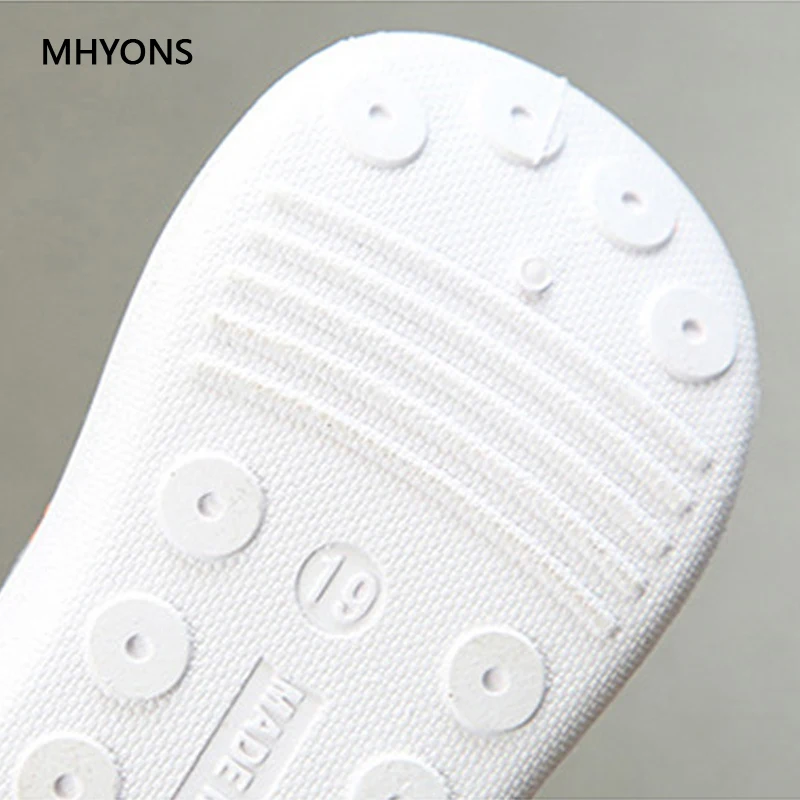Новинка 2018 детская обувь MHYONS весна-осень вязаные мягкие Нескользящие дышащие