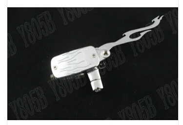 Хромированный пламя 1 дюйм рычаги тормозной муфты на руль резервуар для Honda Shadow