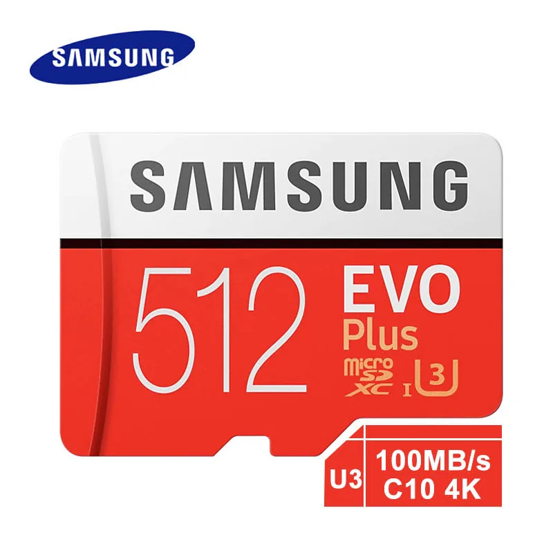 Карта памяти SAMSUNG EVO 32G 95 МБ/с. SDHC MicroSD 64GB 128GB 256GB 4K 100 SDXC Class 10 Micro SD C10 UHS TF Транс флеш