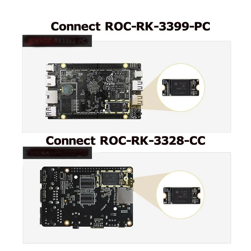 EMMC , ROC-RK3399-PC ROC-RK3328-CC