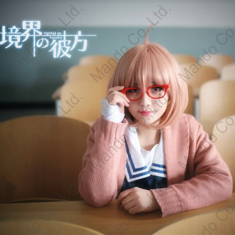 Аниме Kyokai no kanata Мирай Курияма милый свитер косплей костюмы Хэллоуин женщины