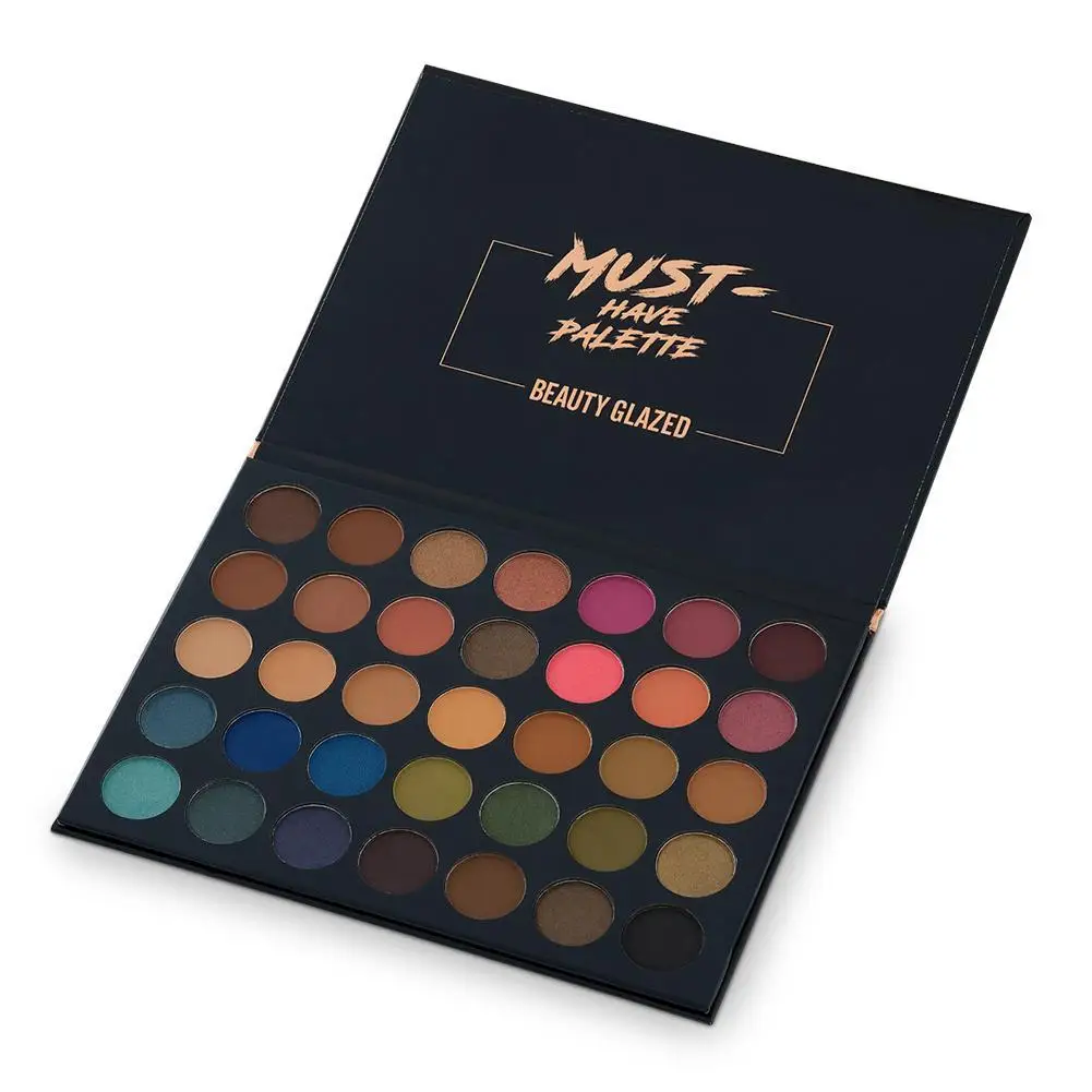 Матовые тени для век Beauty Glazed 35 цветов водостойкие матовые Smoky Eyes ежедневный
