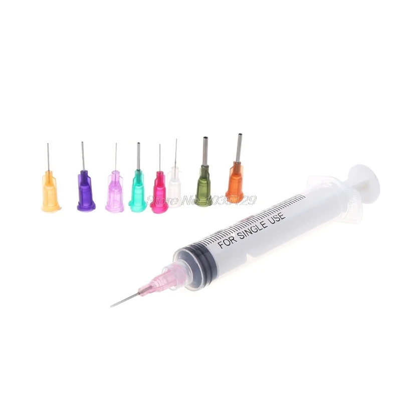 

SMT SMD PCB Solder Paste Adhesive Glue Liquid Dispenser + 50pcs Dispensing Needle Welding Fluxes for Welding Tools DropShip