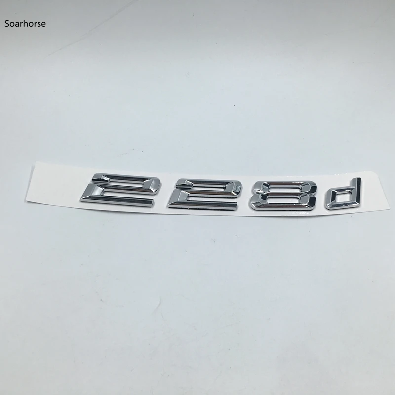 Soarhorse для BMW 218d 220d 228d 230d 235d 240d наклейки с эмблемами задние буквы логотип наклейка F22