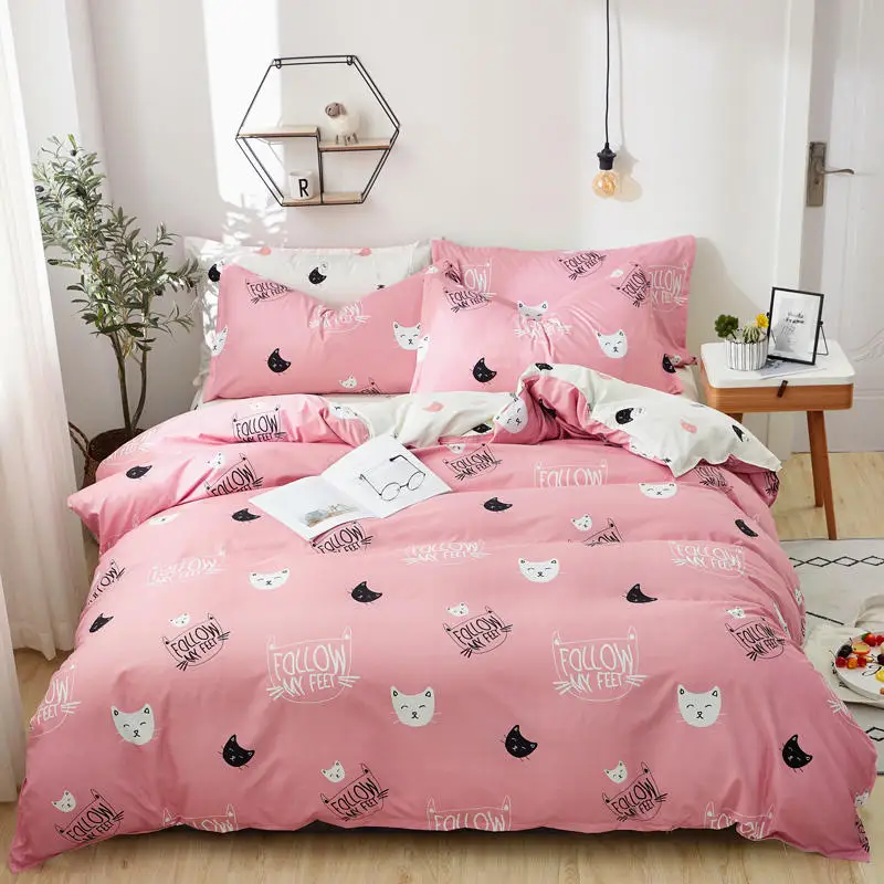 Boniu милый комплект постельного белья с изображением из мультфильма Lucky Cat