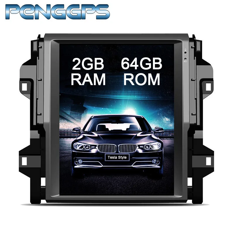 Автомобильный gps навигация DVD для TOYOTA Fortuner /Revo 2016 2019 подходит авто AC стерео 4K 2G + 64G