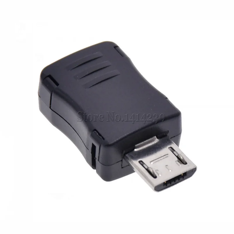 100 шт. сделай сам Micro USB 5 P 5-контактный T-порт Штекерный разъем комплект коннекторов