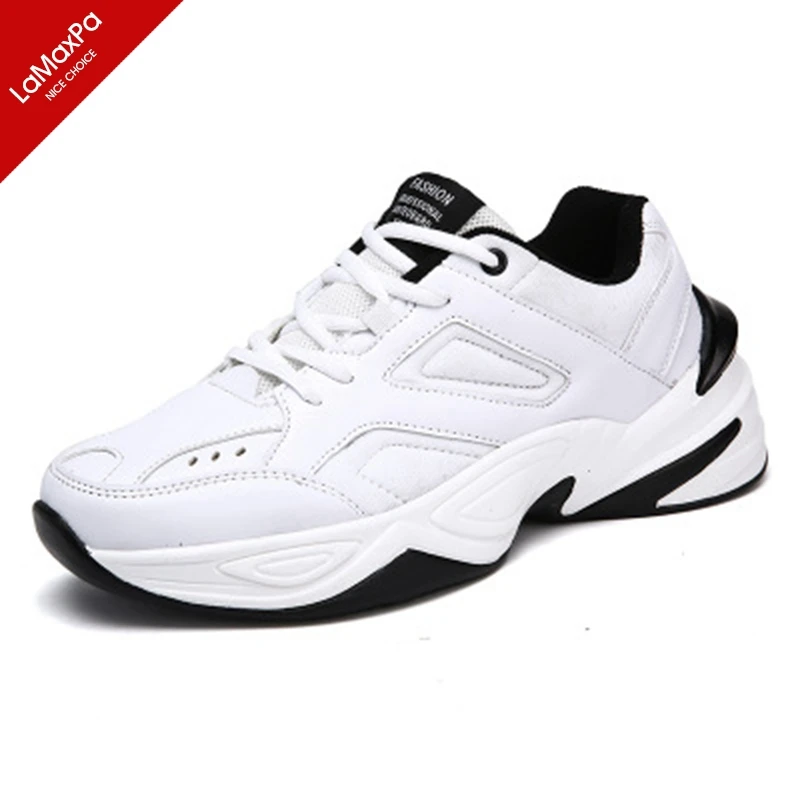 Men's Casual Comfortable Lightweight Lace Up Stable Autumn Fashion PU High Quality Breathable Sneakers Outdoor Footwear Shoes | Спорт и