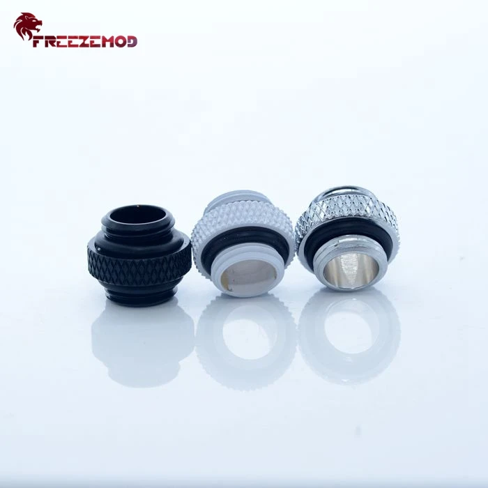 FREEZEMOD G1/4 ''Мини Двойное внешнее резьбовое соединение двойной штекер Адаптер компьютер ПК охладитель воды фитинг. HDS-DT10B