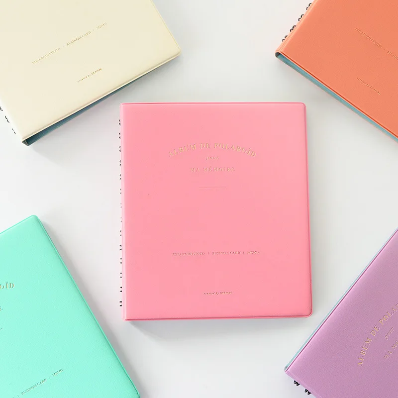 Альбом для фотографий 120 карманов мини альбом карамельного цвета в стиле книги 3