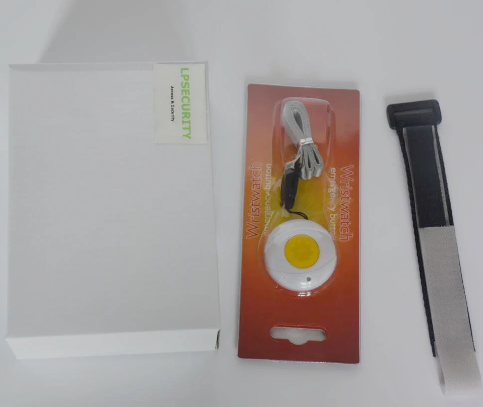 LPSECURITY GSM тревога SMS Аварийная сигнализация для пожилых людей/детей/пациента с кнопкой SOS(белый цвет хост 2 кнопки