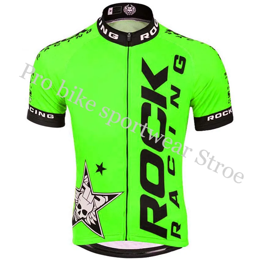 Only jersey 15 Rock Racing Man быстросохнущая велосипедная футболка Летняя одежда для велоспорта с короткими рукавами комплект Ropa велосипедная майка MTB велосипедная одежда - Цвет: Only jersey 15