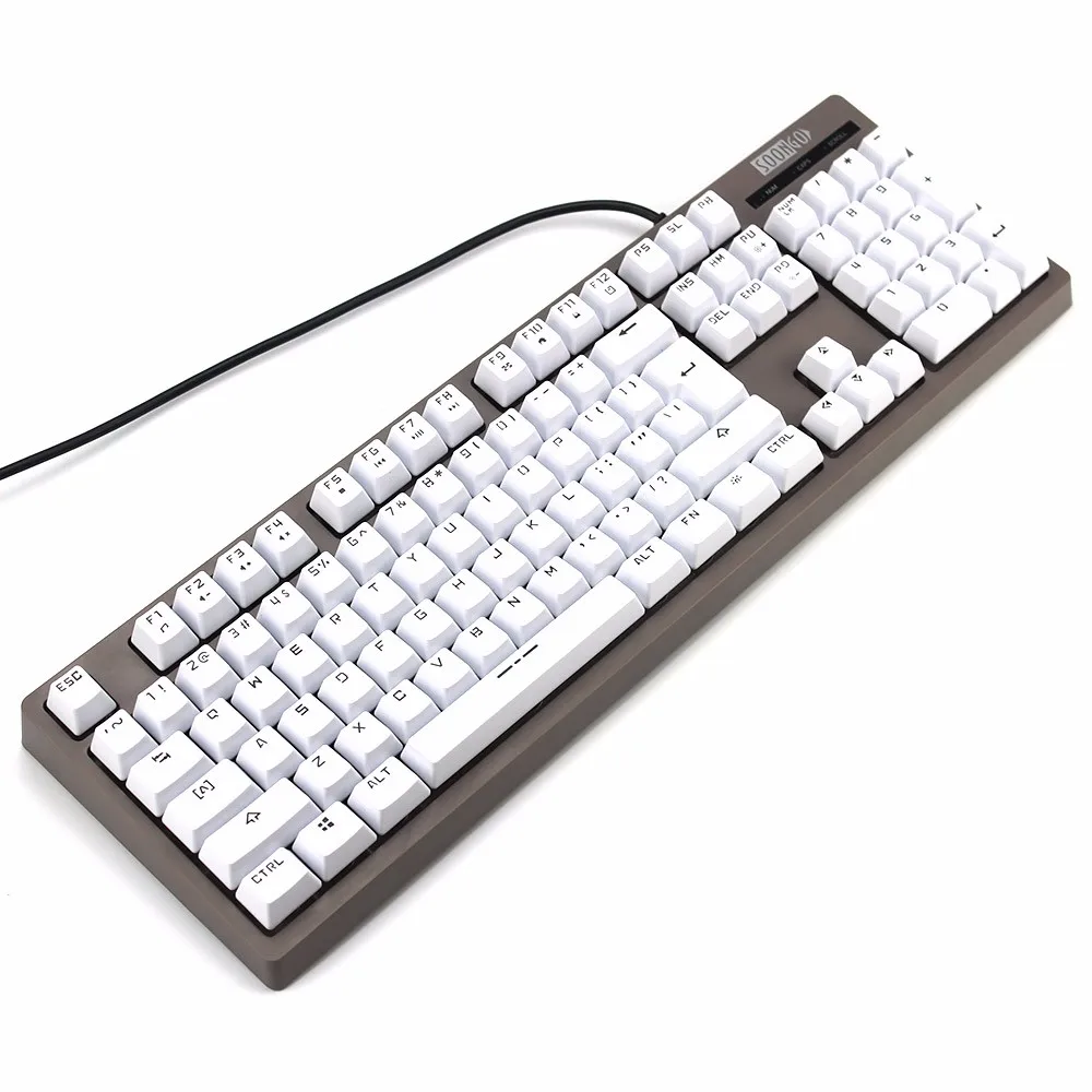 Игровая клавиатура со светодиодной подсветкой водостойкая 107 клавиш USB|keyboard led