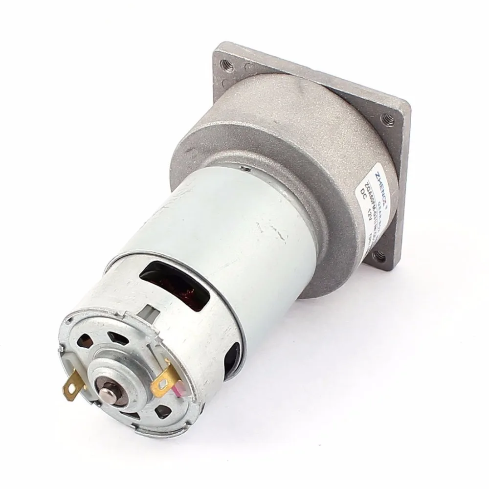 Фланцевый редуктор с магнитным электродвигателем, постоянный ток 24 В, об/мин, диаметр вала 8 мм