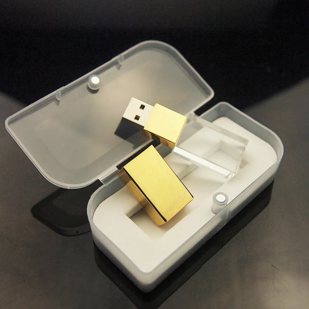 Кристальный USB флеш-накопитель USB 2,0 флеш-накопитель с логотипом на заказ Модный Usb свадебный подарок 4gb 8gb 16GB 32GB(более 10 шт бесплатный логотип