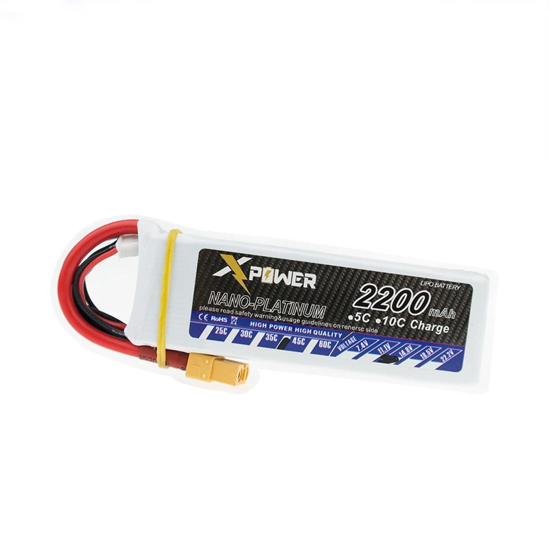 3 шт. LiPo RC Батарея 14.8 В 2200 мАч 30C-60C для вертолетов MultiCopter Quadcopter самолет | Игрушки и