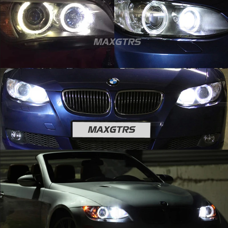 MAXGTRS 2x светодиодный угол глаза ошибок 80 Вт 4400LM/пара для BMW E90 E91 LCI маркер 318i 320i 330i