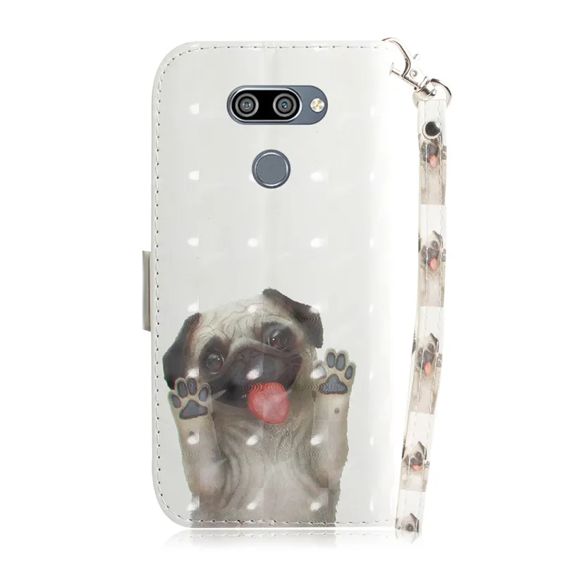 Для LG Stylo 5 чехол для телефона Etui K50 Q60 V40 thinq Q stylo 4 Q8 2018 с 3D мультяшным кошкой флип