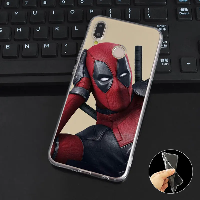 DREAMFOX M106 горячий Дэдпул Мягкий ТПУ силиконовый чехол для huawei Honor 6A 6C 6X 7C 7X8 Lite Pro |