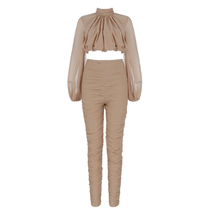 HIGH STREET/Новинка 2019 стильный костюм для подиума комплект женская футболка с