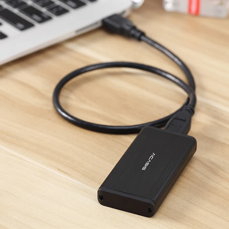 Высокая скорость Acasis FA 2283 SSD корпус mSATA для USB 3 0 внешний мобильный жесткий диск