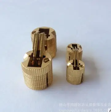 

3000PCS 8mm Copper Barrel Hinges Cylindrical Hidden Cabinet Concealed Invisible Brass Hinges For Door Cabinet Etc