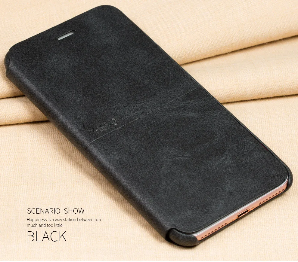Vintage PU Leather For iPhone 7 Plus Case Phone Cover Protective stand Flip Original Retro Ultra thin 8 |