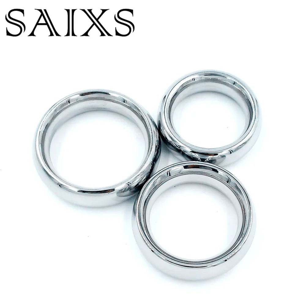 Кольцо для пениса из нержавеющей стали металлическое кольцо мошонки задержка