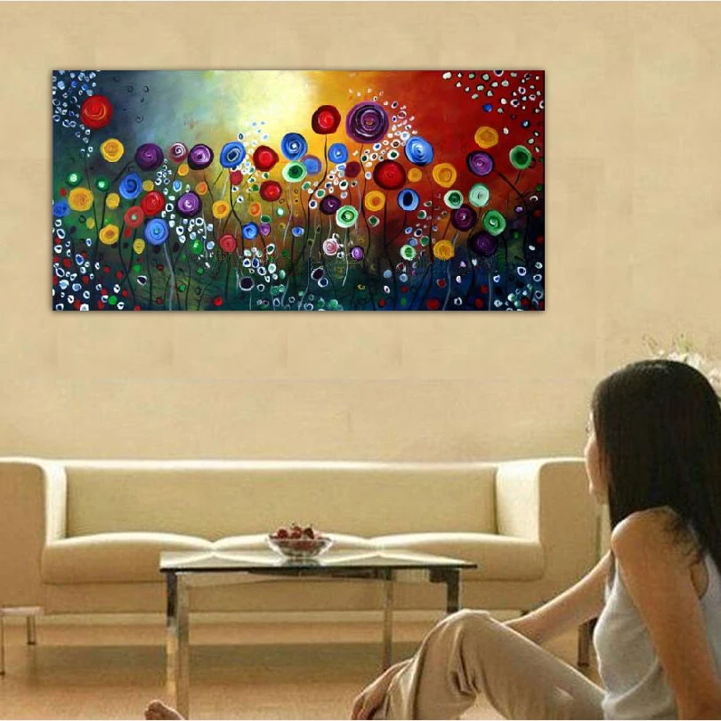 DONGMEI OILPAINTING Hand painted oil painting Home decoration High quality abstract art pictures Gift DM15031948 | Дом и сад