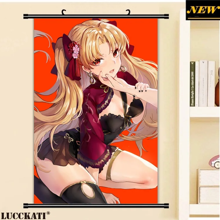 40X60 см Fate grand order Fate/go Fgo нарисованная Аниме Картина Настенная плакат в рулоне Ткань