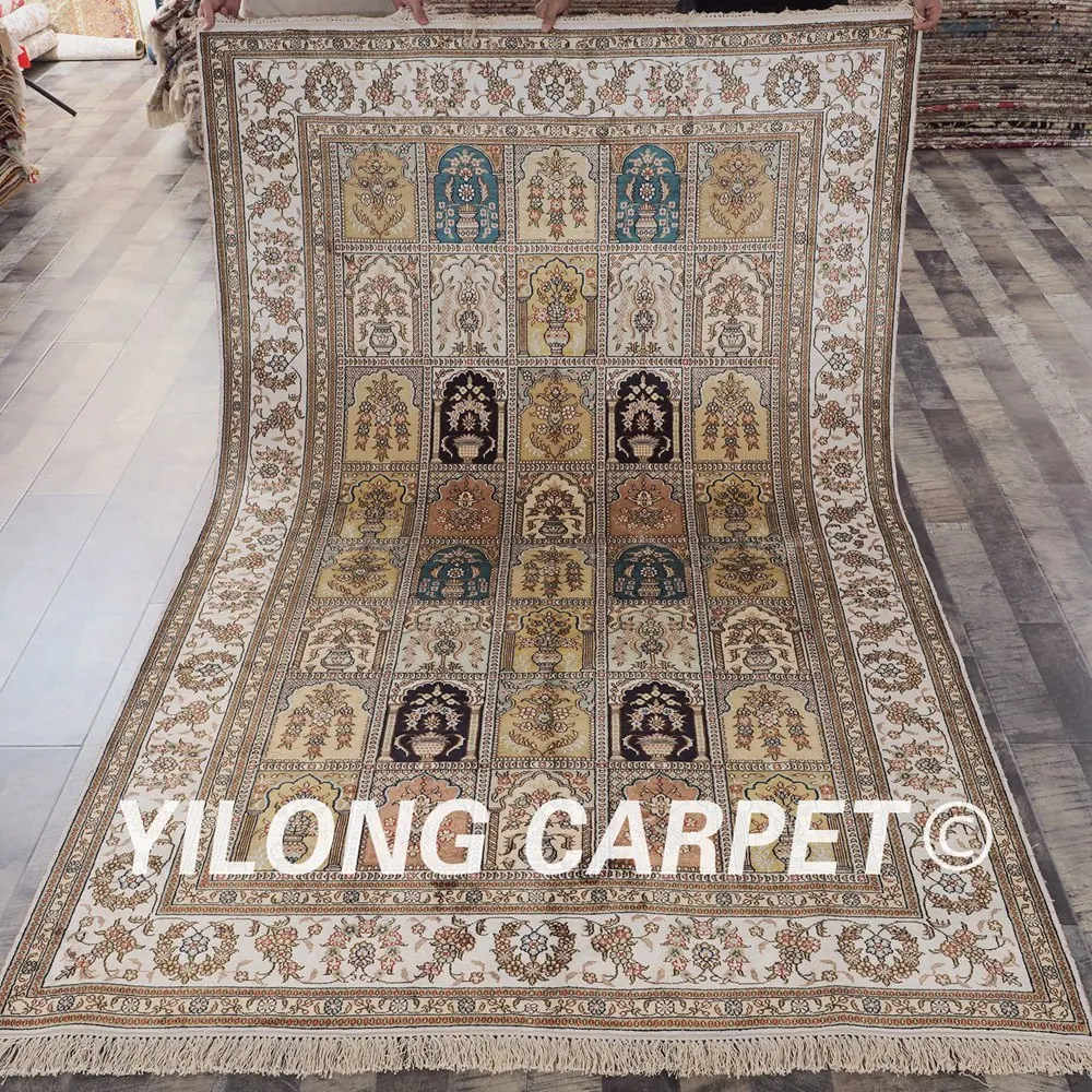YILONG 5 'x 8' классические четырехсезонные Восточные ручной работы carpetтурция с