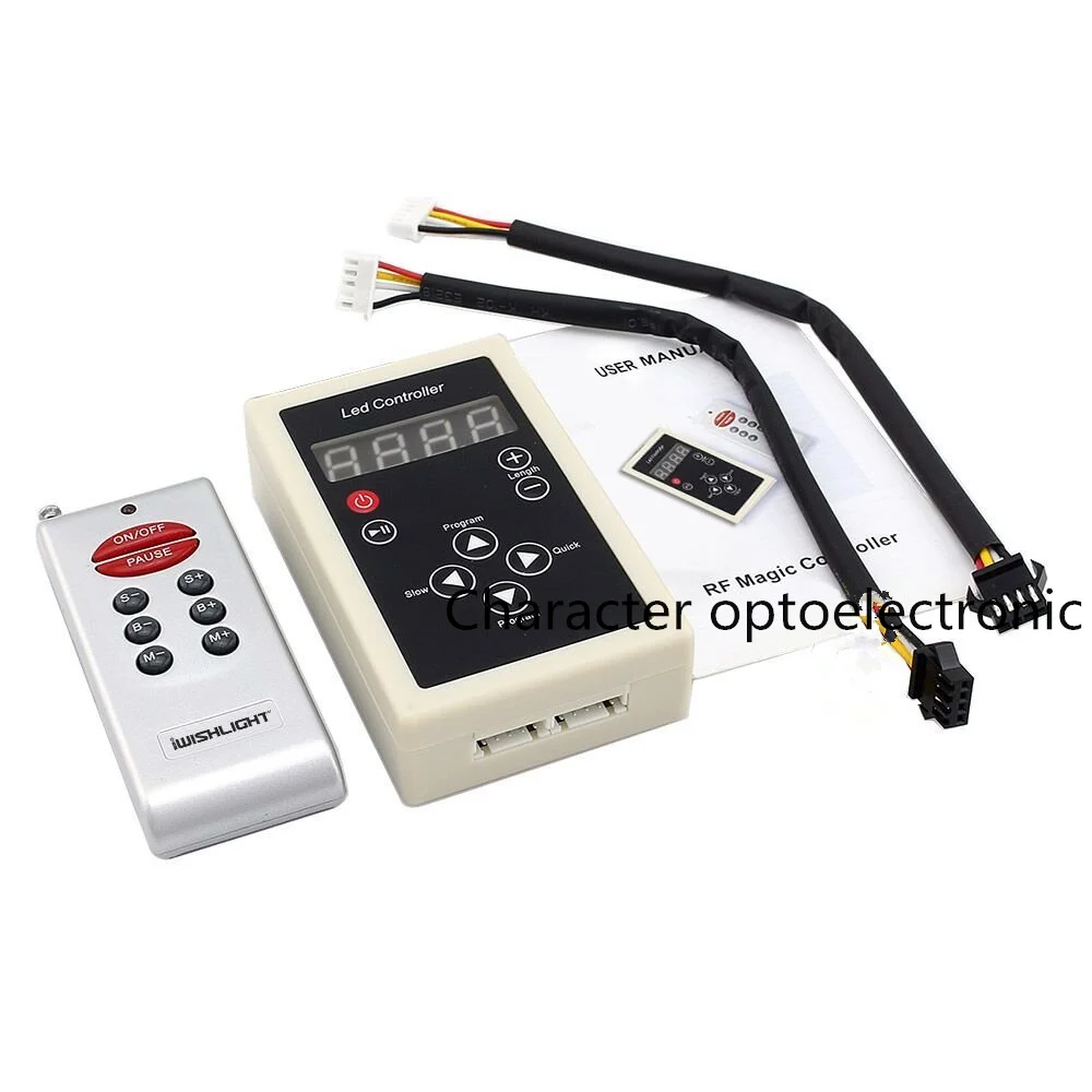 Светодиодная лента RGB dream magic 5 м 12 в пост. Тока 6803 IC IP67 водонепроницаемая 5050 SMD 150