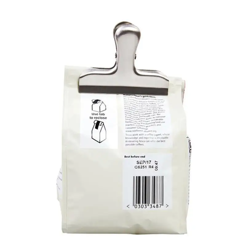 12 шт. зажимы для мешков из нержавеющей стали|Зажимы пакетов| |