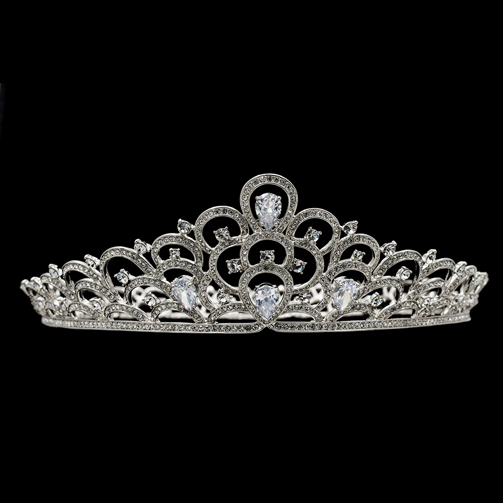 Настоящие Австрийские кристаллы стразы прозрачный фианит королевская тиара