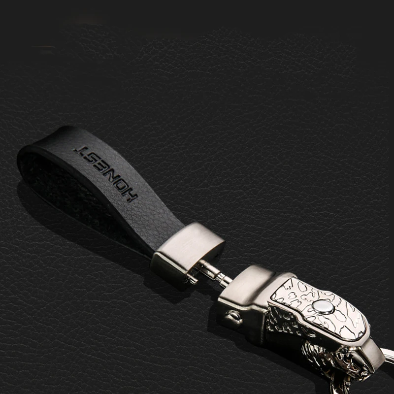 Брелок для ключей из высококачественного сплава мужской брелок с леопардовым