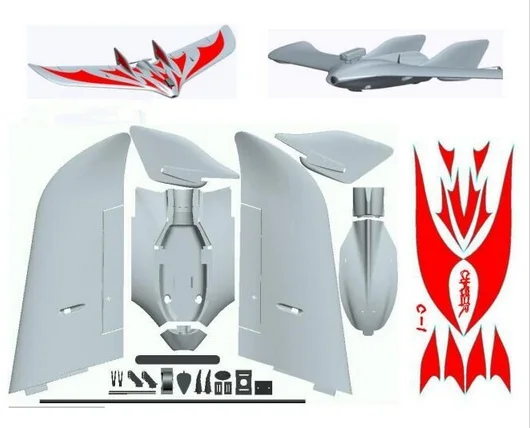 Неподвижное крыло C1 chaser z84 fx61 brother самолета Delta Wing 1200 см без электронного