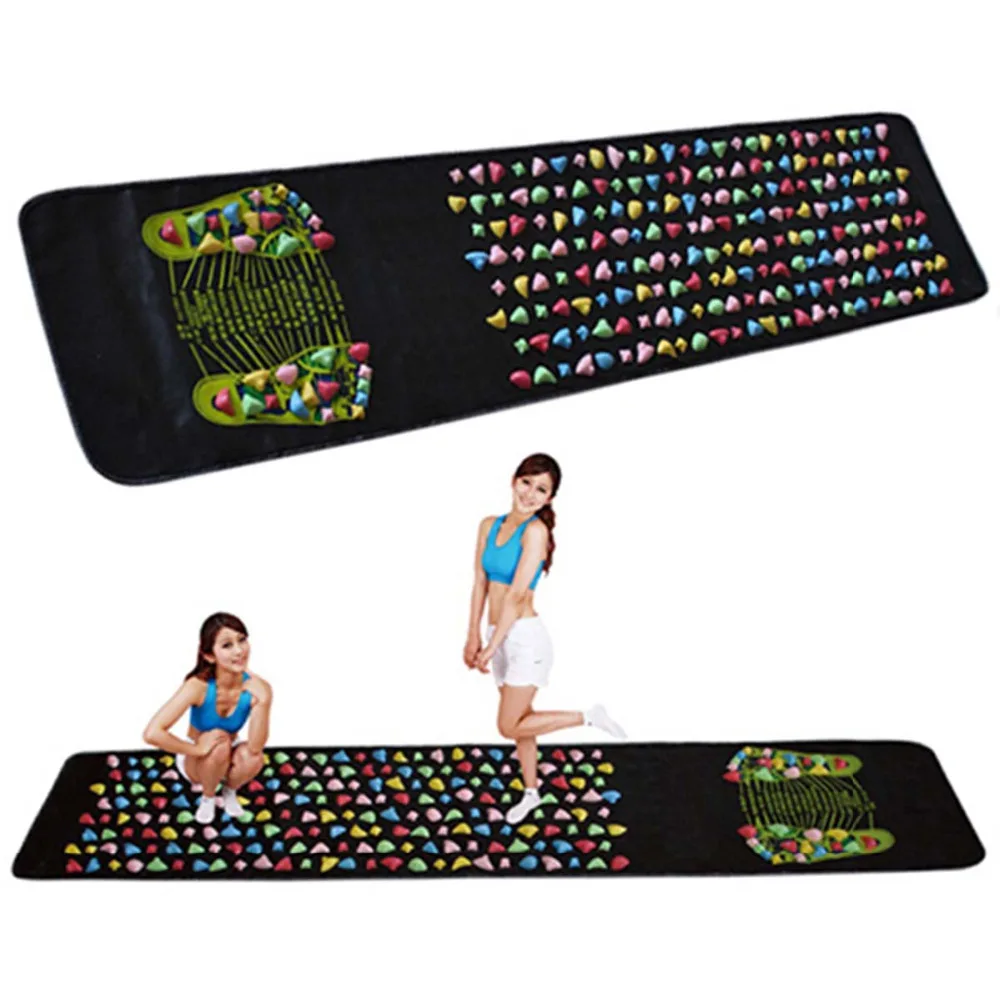 

Medialbranch Colorful Plastic Foot Massager Pad Acupuncture Cobblestone Yoga Mat 60*35cm YF Bodys Treatment