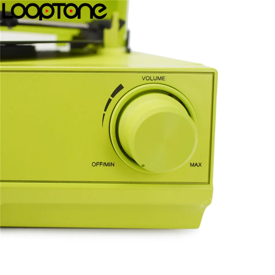 LoopTone Виниловый проигрыватель с 2 встроенными динамиками Кассетная запись LP