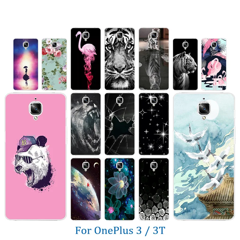 Чехол для телефона OnePlus 3/3t A3000 сумка Новый Идеальный дизайн тигровый узор