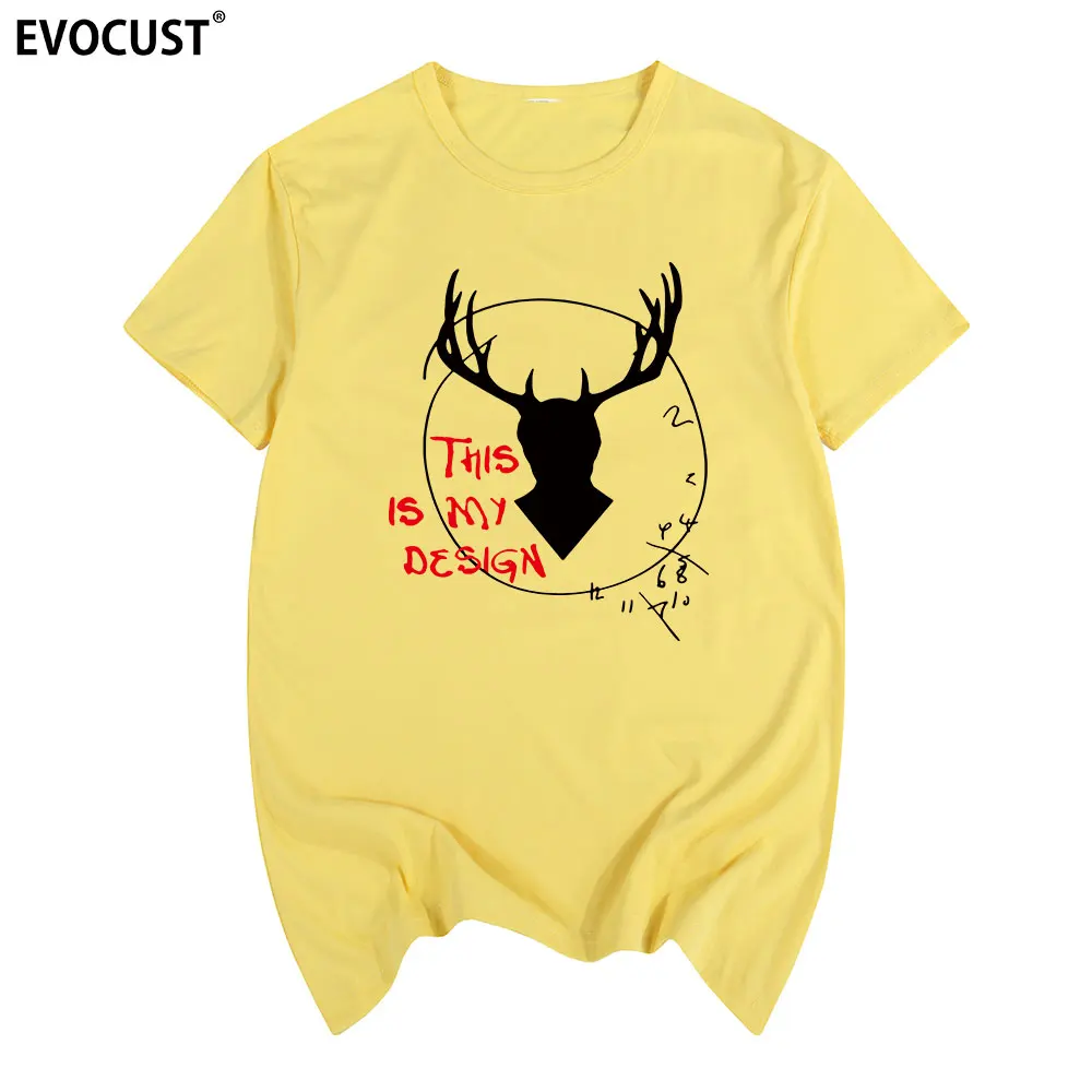 Футболка Hannibal This My Design Хлопковая мужская футболка новая женская модная
