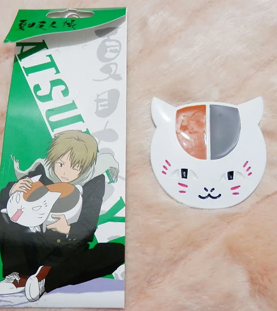 Аниме Нацумэ книга друзей аниме Natsume Nyanko сенсей Брошь Брелок для ключей кукла