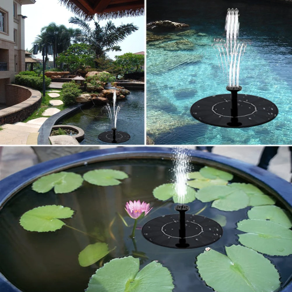 DC30S 0708R водный мини насос водяной на солнечной батарее Birdbath круглый маленький