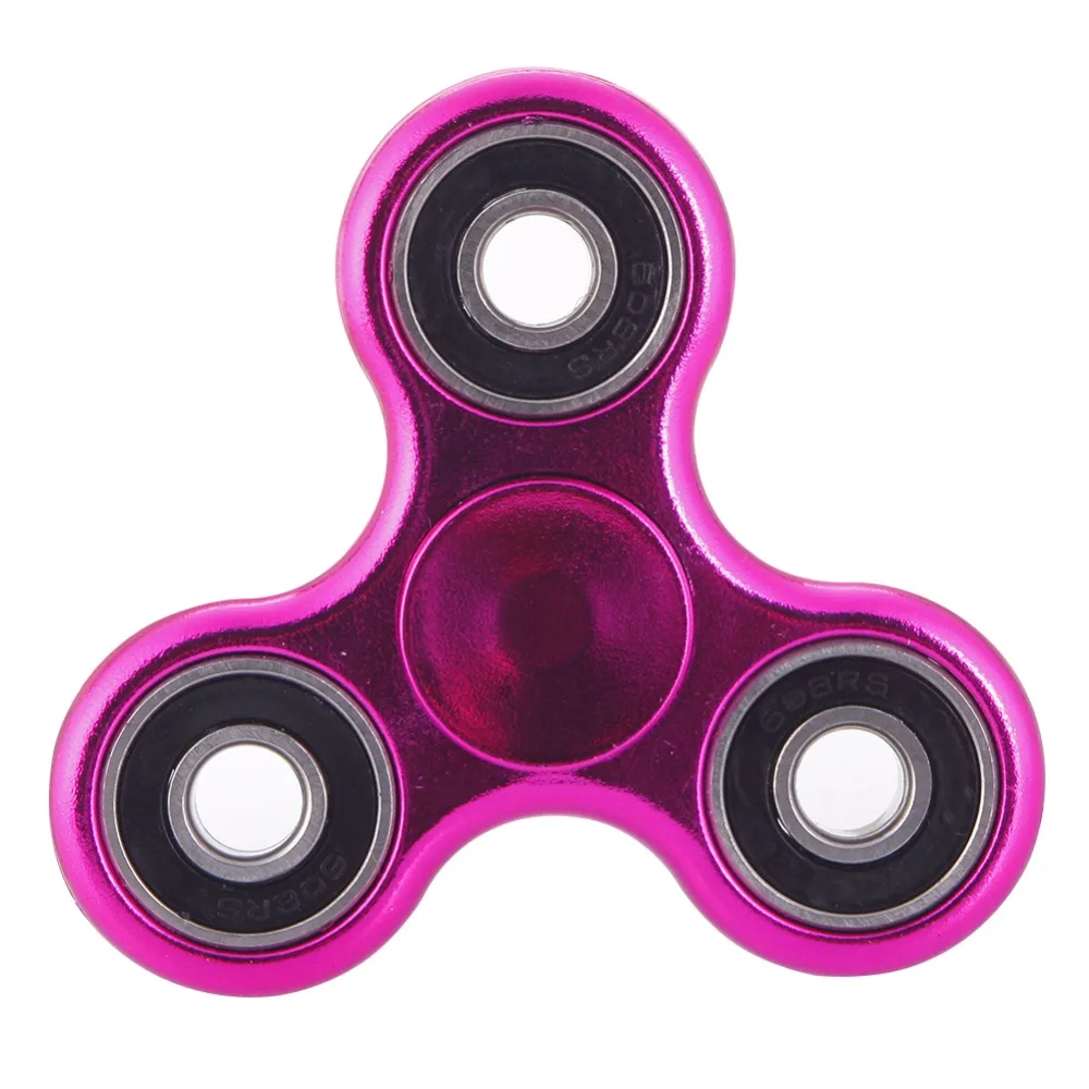 Новый яркий цвет Tri Finger ручной Spinner Спиннер из АБС пластика Cube анти стресс