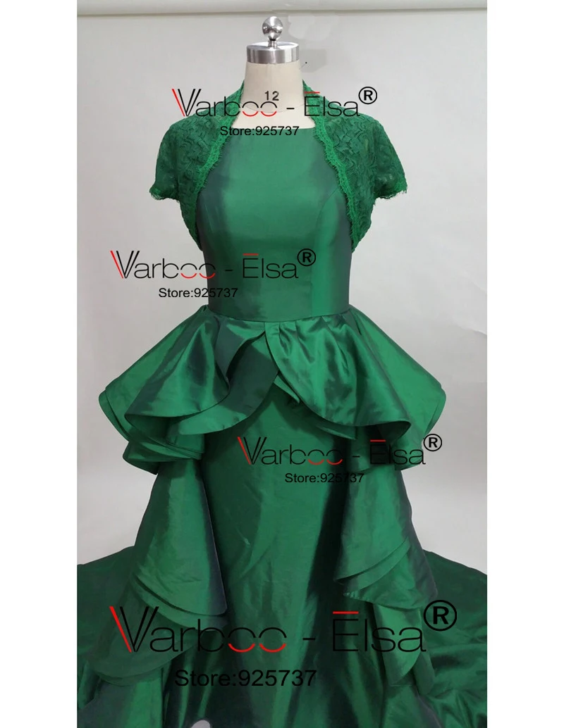 VARBOO_ELSA Gala Jurken мусульманское вечернее платье кружевная куртка длина до пола с