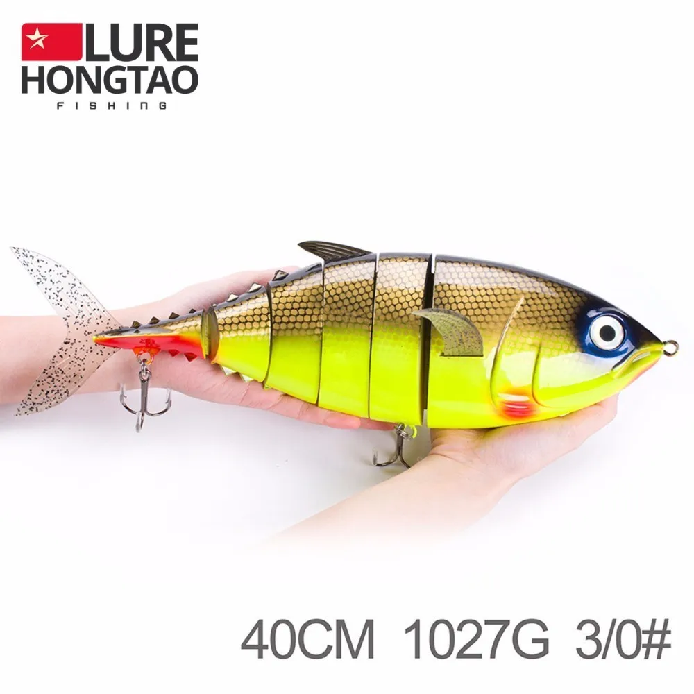 Извлечь HONGTAO прикормы жесткие приманки 400 мм/1027 г Swimbait приманка гольян длинный