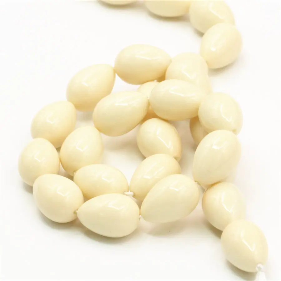 Аксессуары 9x13 мм белые и Желтые рождественские подарки для женщин девочек