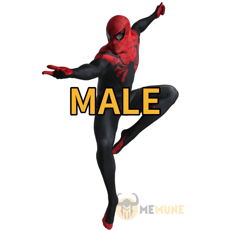 MALE Marvel комикс Паук Мальчик ролевые игры превосходный вдали от дома зентай костюм Хэллоуин Косплей Карнавальный Костюм - Цвет: MALE