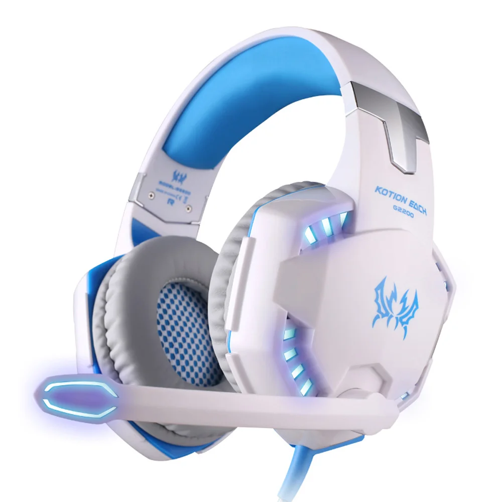 Игровые наушники KOTION G2200 профессиональные игровые стерео повязка игры гарнитуры