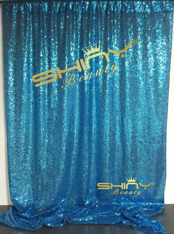 Turqouoise ShinyBeauty 20x10 футов бронзовые занавески для гостиной, фон с блестками, свадебные фото стенды, вечерние фоновые фотографии с блестками - Цвет: Turqouoise