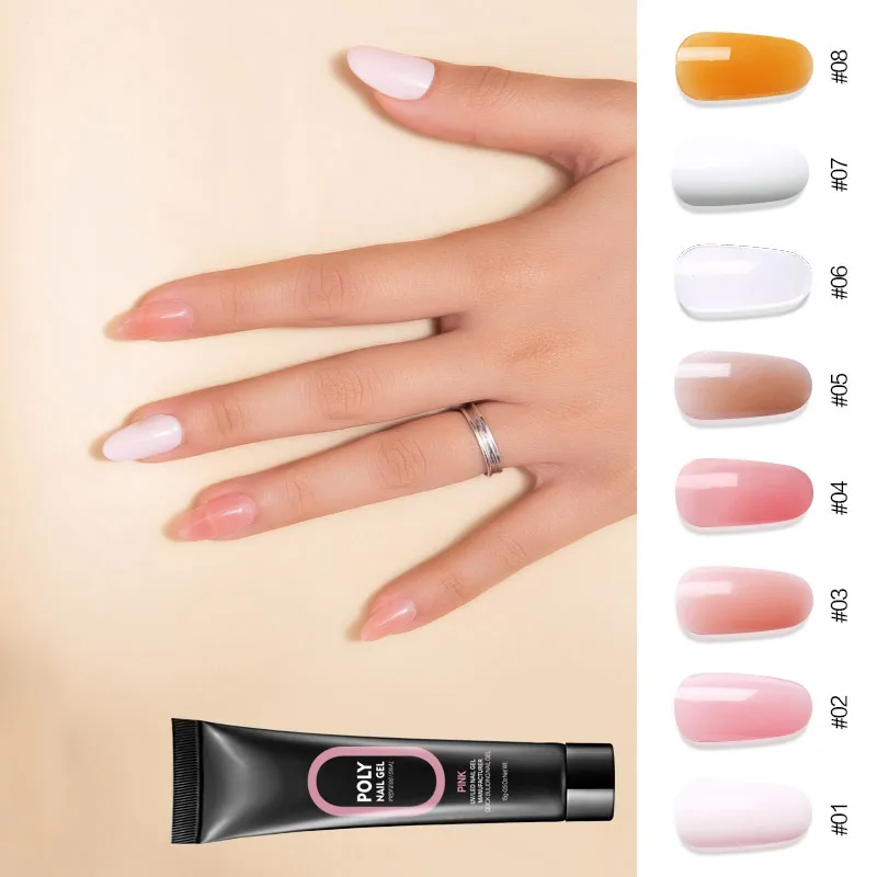 Набор УФ геля Azure Beauty для быстрого наращивания ногтей камуфляжный светодиодный